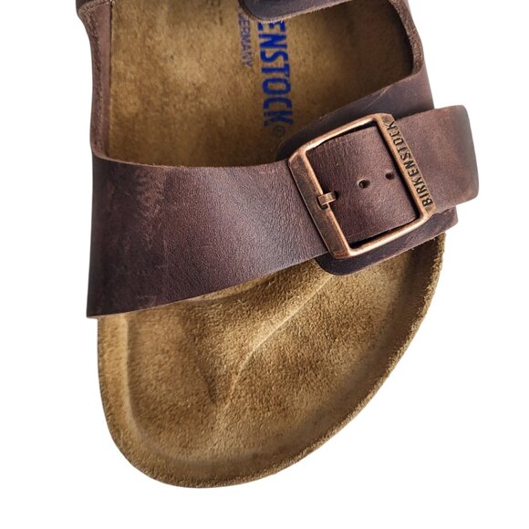 Birkenstock Arizona Soft Footbed Sandals in Brown Men's Size 44 EU 11-11.5 US - Picture 7 of 11